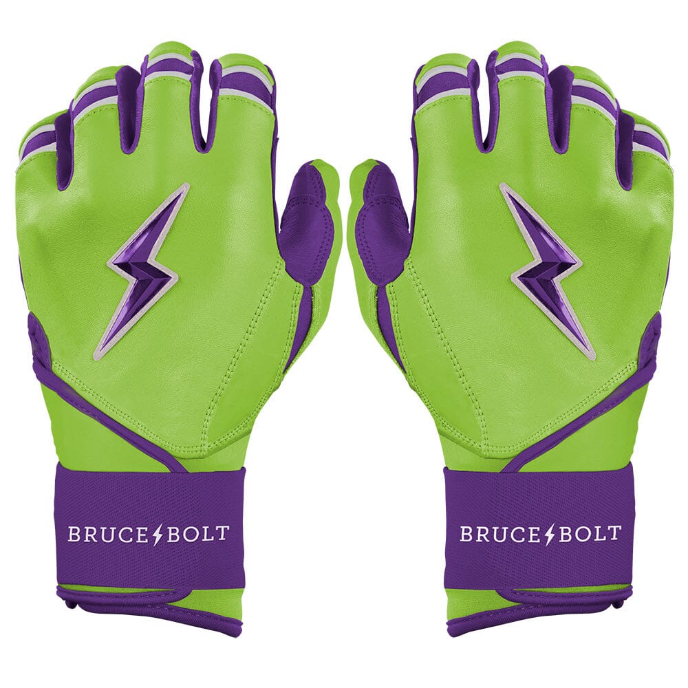 Big League Chew Collab Series Long Cuff Batting Gloves - Swingin' Sour Apple- quickbuy