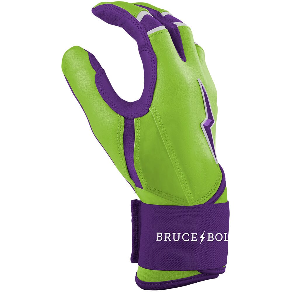 Big League Chew Collab Series Long Cuff Batting Gloves - Swingin' Sour Apple- thumb 5