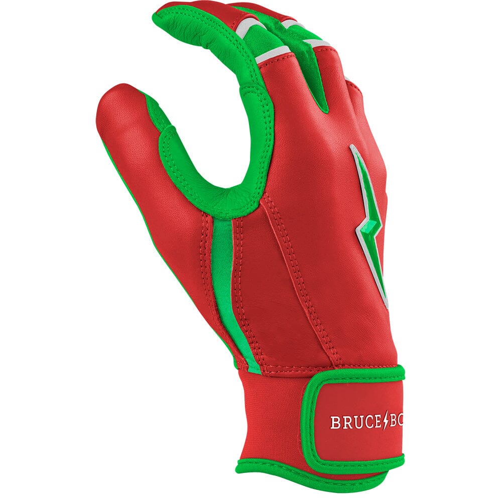 Limited Edition "Big League Chew" Short Cuff Batting Gloves - SLAMMIN' STRAWBERRY- thumb 5