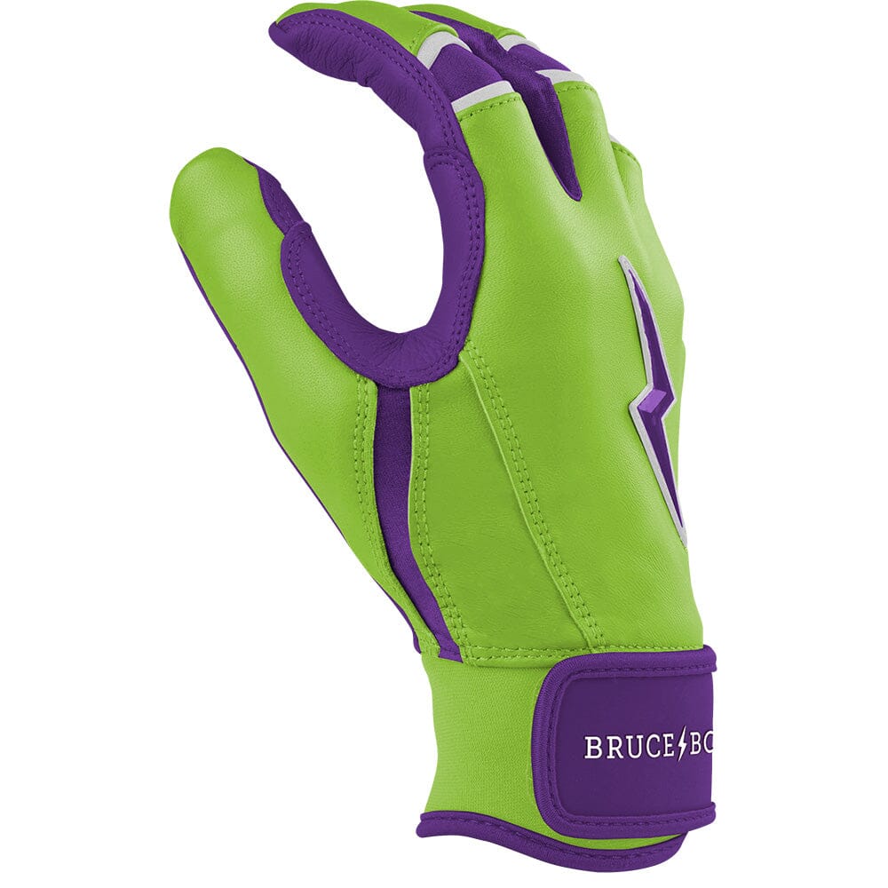 Big League Chew Collab Series Short Cuff Batting Gloves - Swingin' Sour Apple- thumb 5