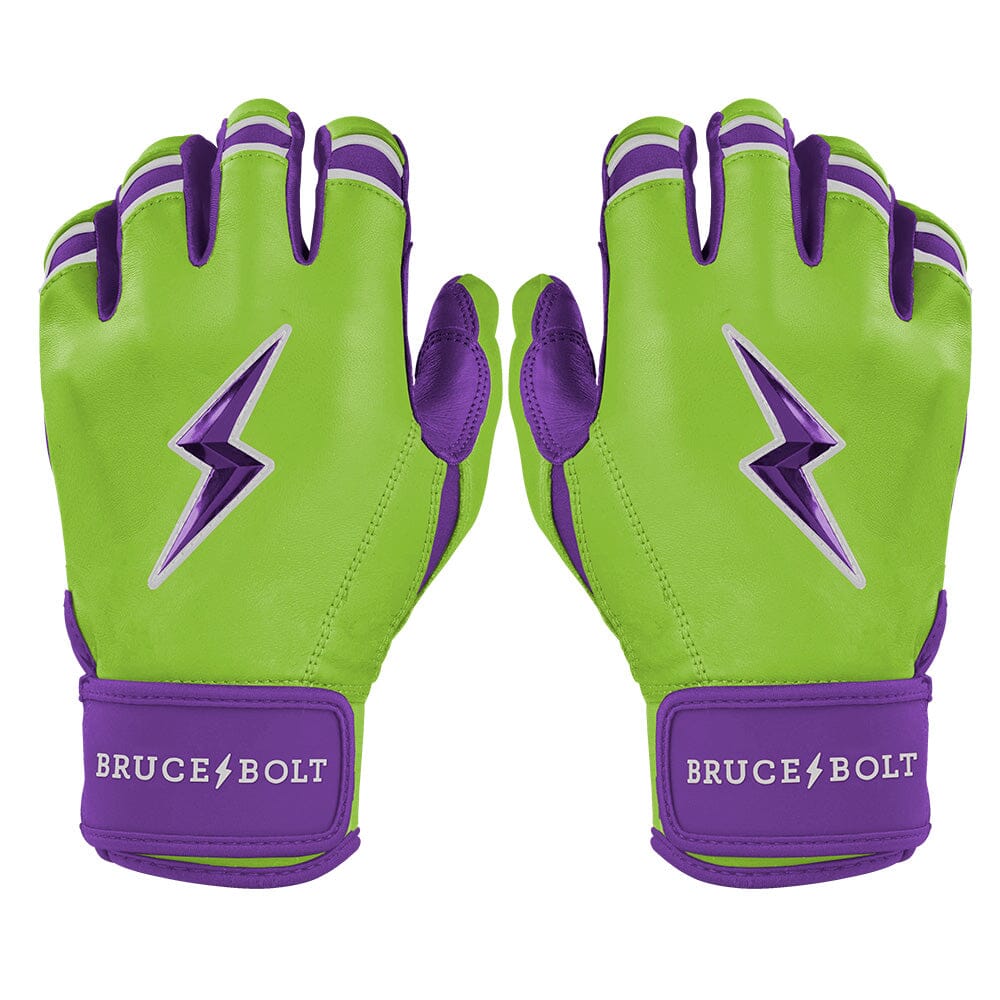 Big League Chew Collab Series Short Cuff Batting Gloves - Swingin' Sour Apple- quickbuy