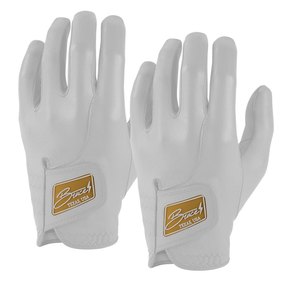 Original Series Golf Gloves (On Left, 2-Pack) - WHITE- quickbuy
