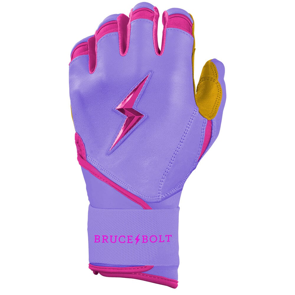 PREMIUM PRO BADER Series Long Cuff Batting Gloves | LAVENDER- thumb 3