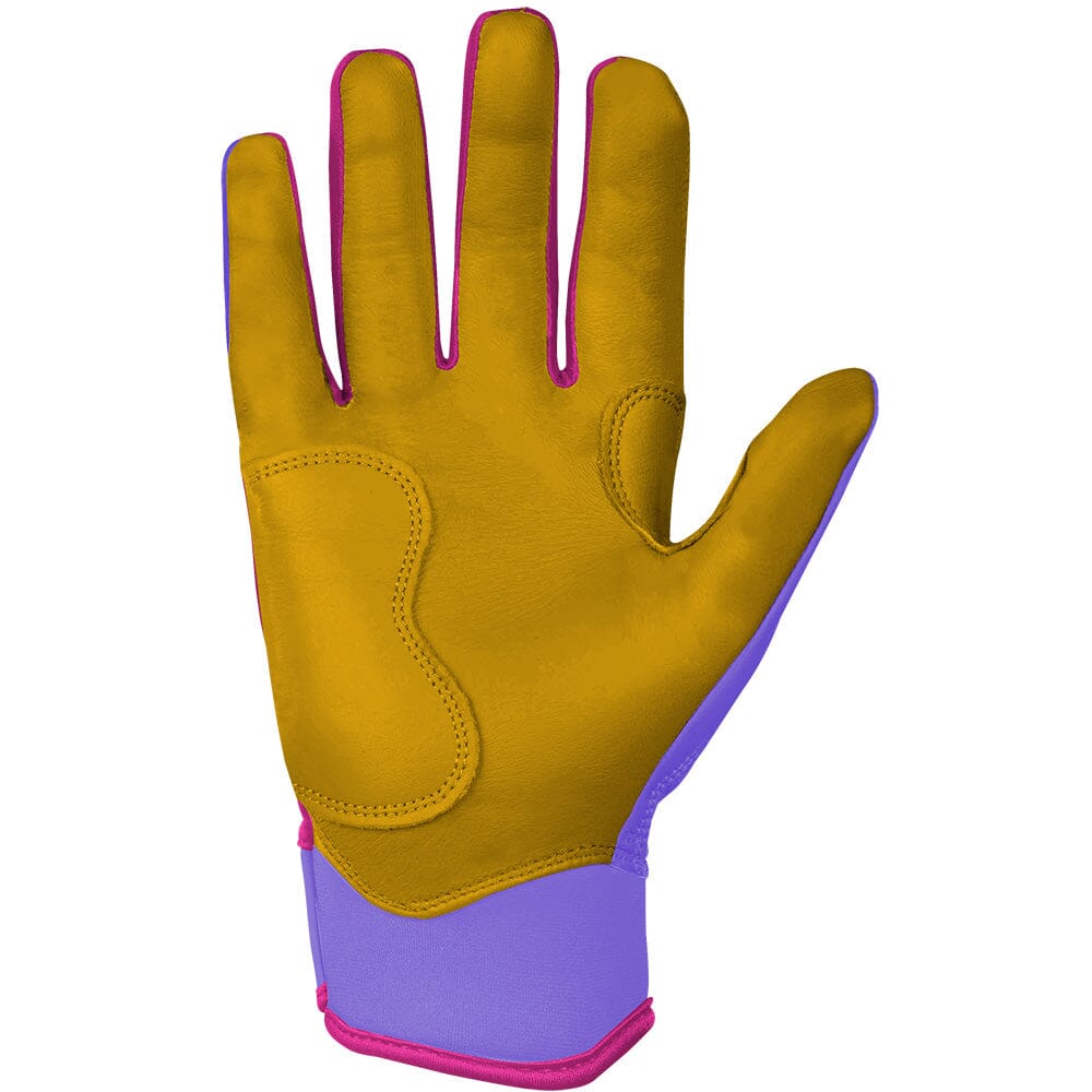 PREMIUM PRO BADER Series Short Cuff Batting Gloves | LAVENDER- quickbuy