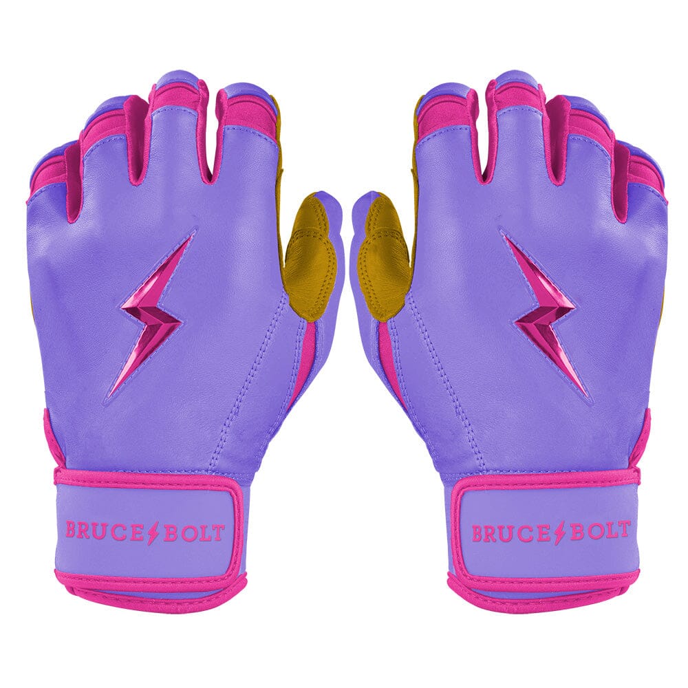 PREMIUM PRO BADER Series Short Cuff Batting Gloves | LAVENDER- quickbuy