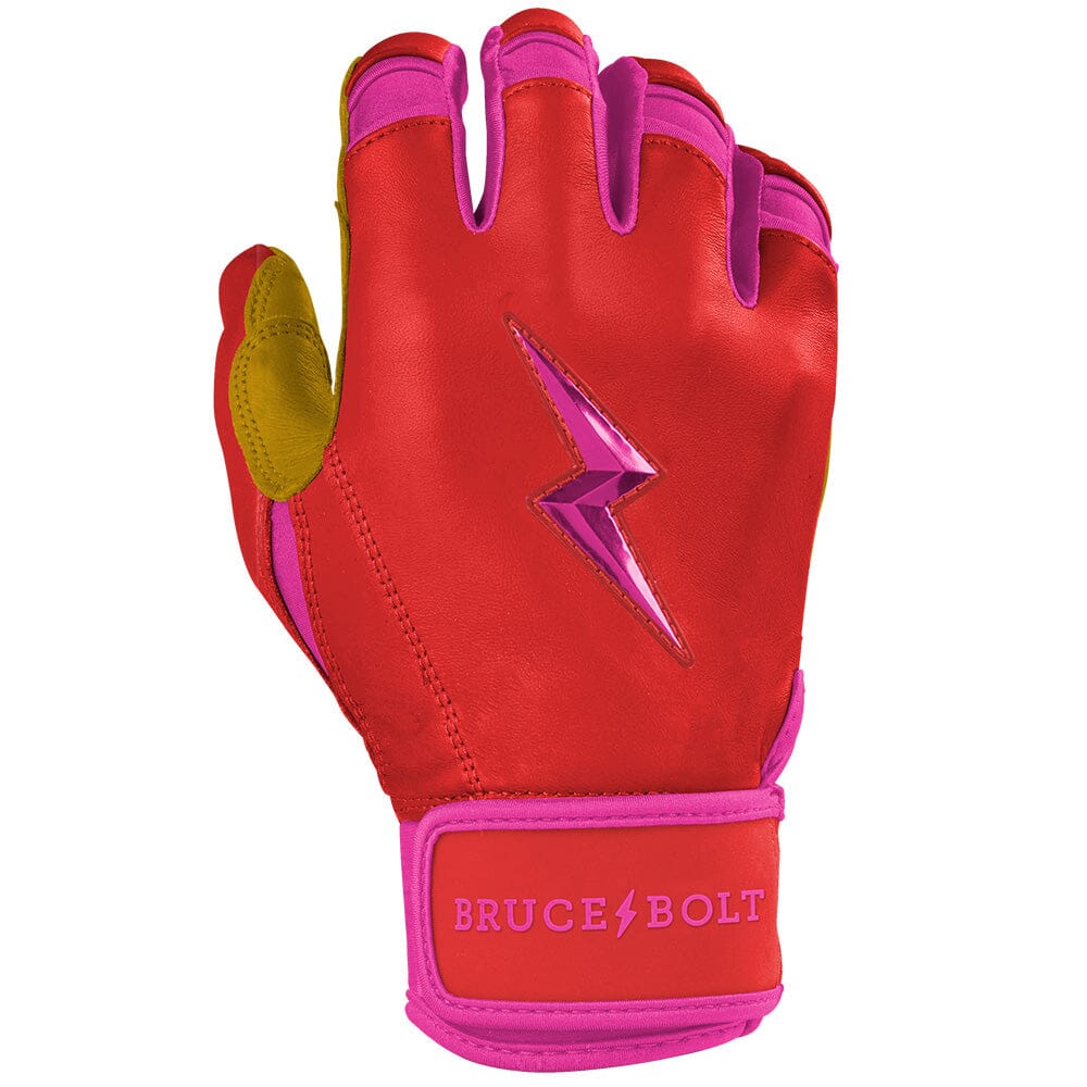 PREMIUM PRO BADER Series Short Cuff Batting Gloves | PINK- thumb 4