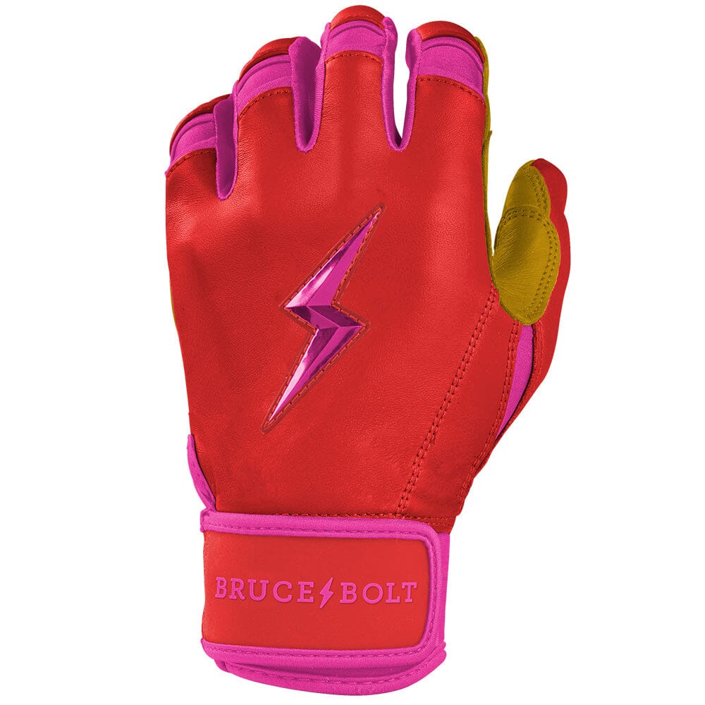 PREMIUM PRO BADER Series Short Cuff Batting Gloves | PINK- thumb 3