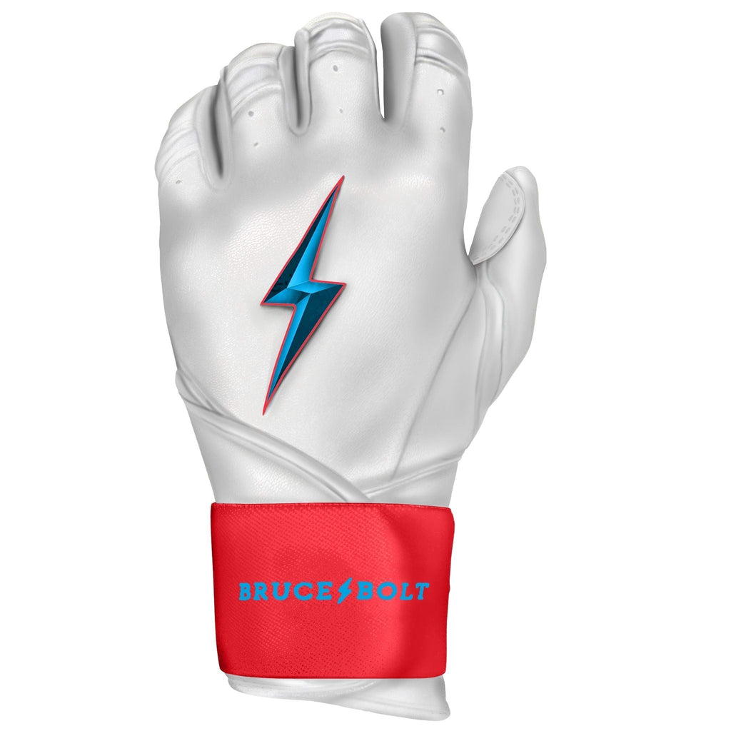 PREMIUM PRO Creator Series Long Cuff Batting Gloves | MIAMI WHITE- thumb 6