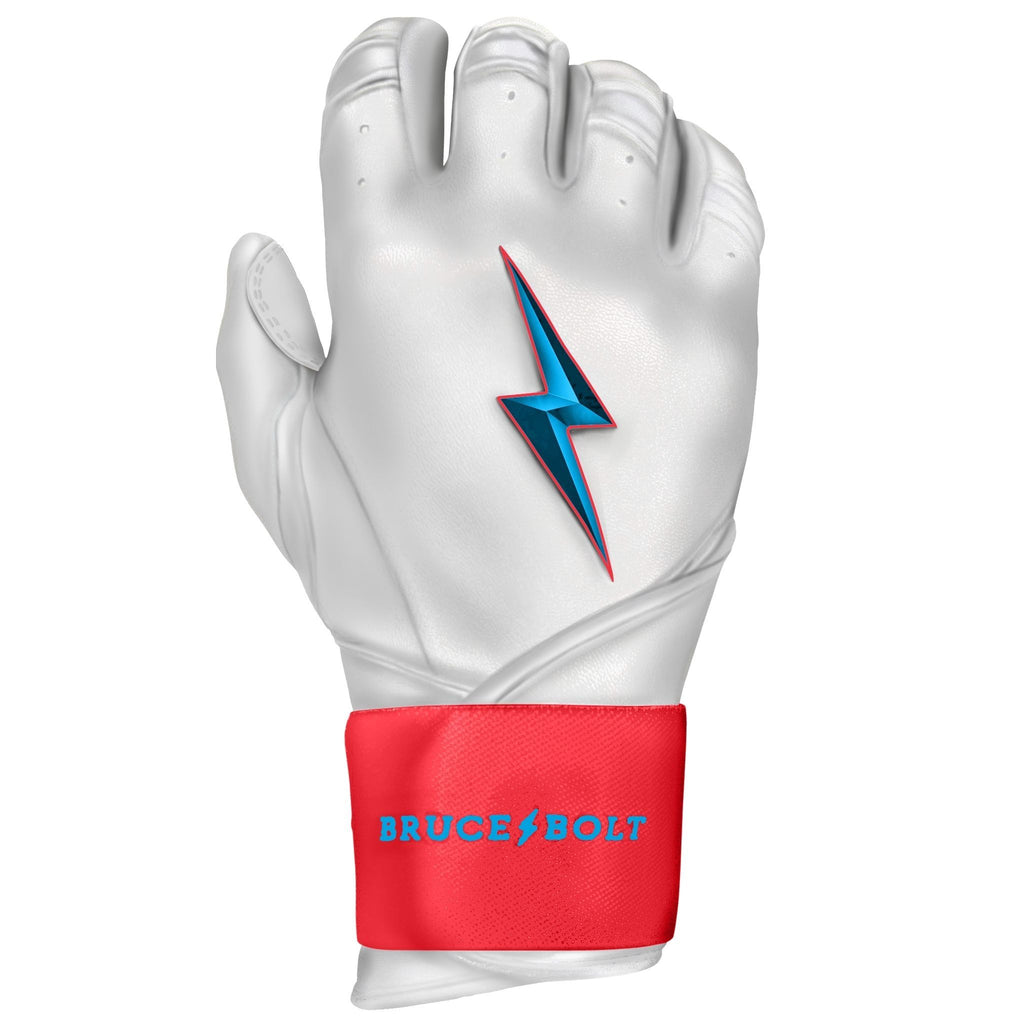 PREMIUM PRO Creator Series Long Cuff Batting Gloves | MIAMI WHITE- thumb 7