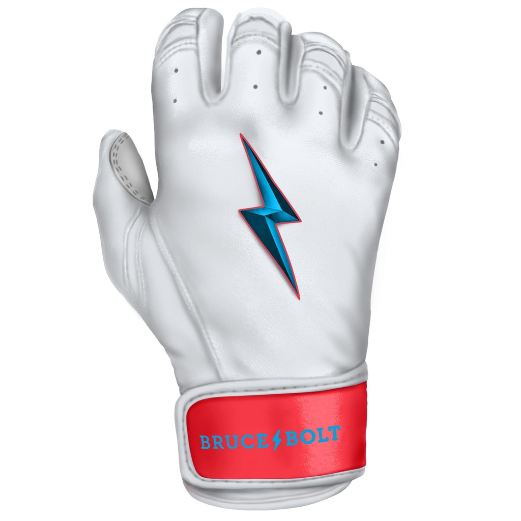 PREMIUM PRO Creator Series Short Cuff Batting Gloves | MIAMI WHITE- thumb 7