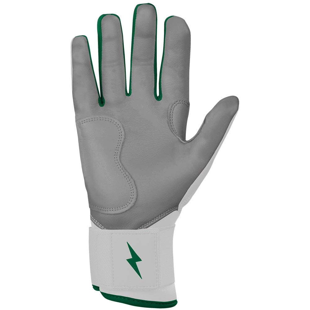 PREMIUM PRO CHROME Series Long Cuff Batting Gloves | GREEN- quickbuy