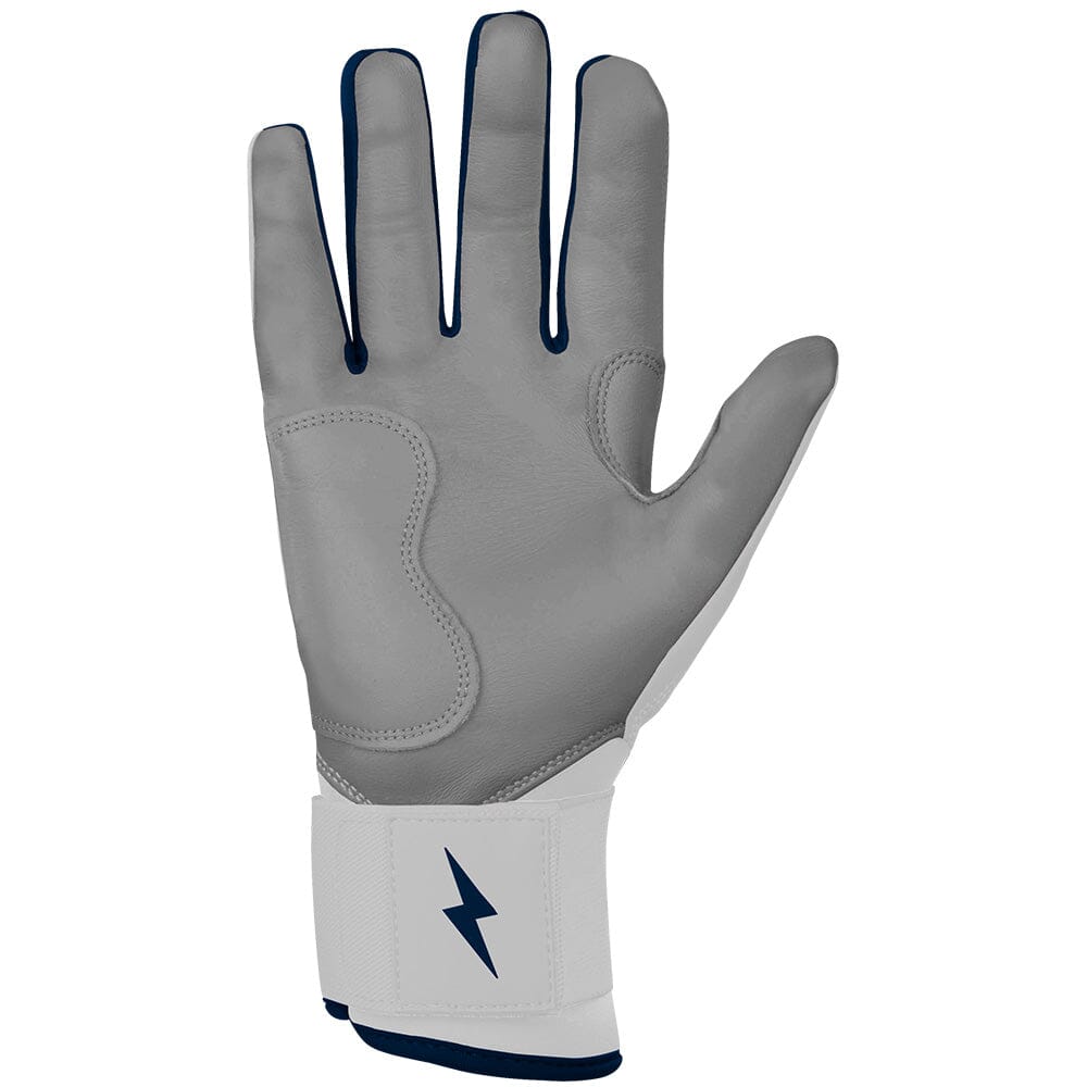PREMIUM PRO CHROME Series Long Cuff Batting Gloves | NAVY- quickbuy