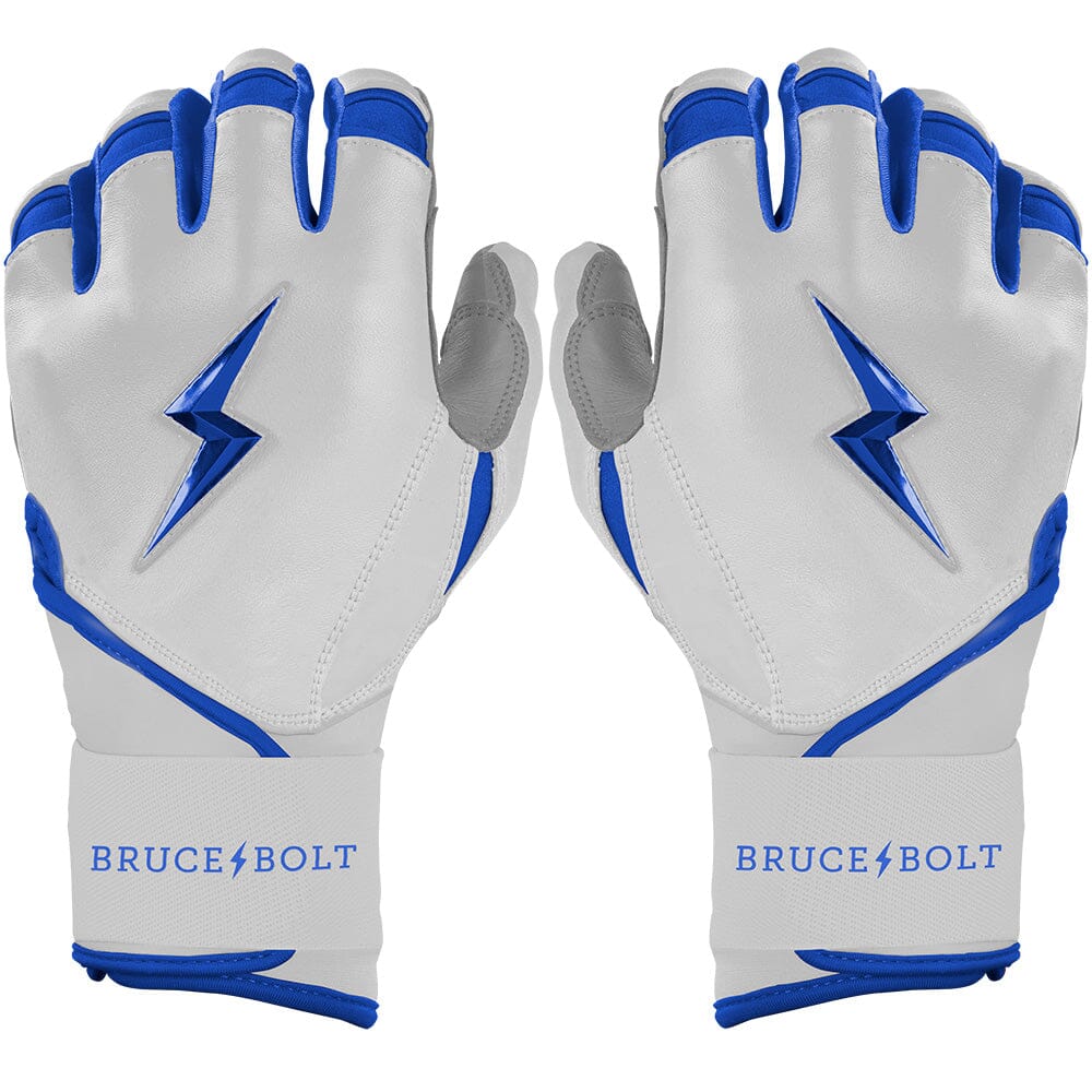 PREMIUM PRO CHROME Series Long Cuff Batting Gloves | ROYAL- quickbuy