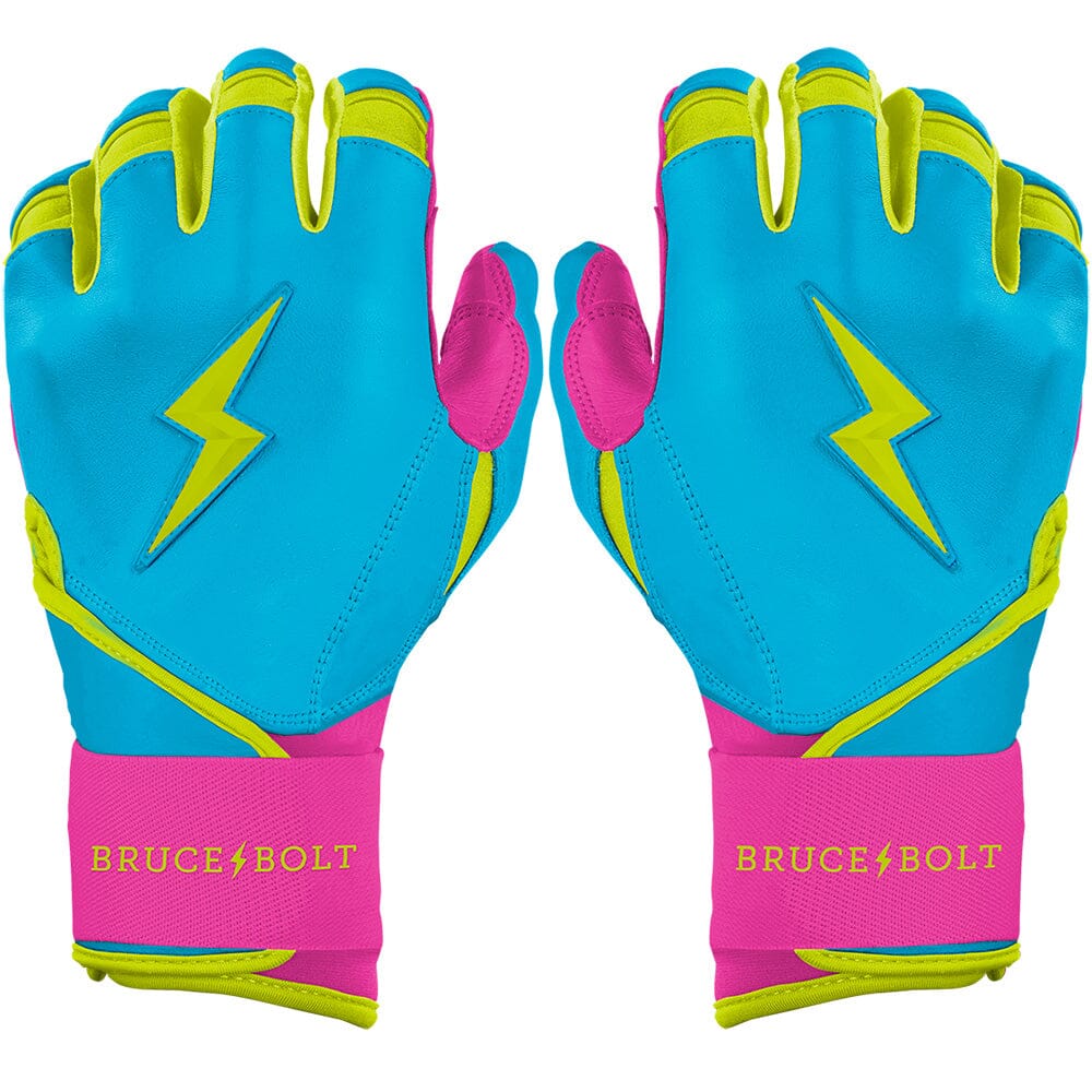 PREMIUM PRO Creator Series Long Cuff Batting Gloves | CARIBBEAN BLUE- quickbuy