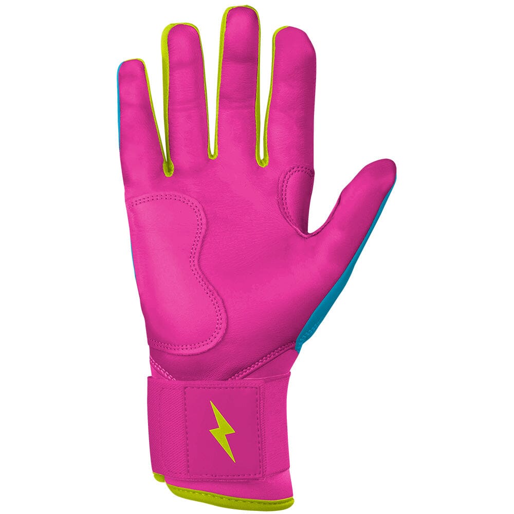 PREMIUM PRO Creator Series Long Cuff Batting Gloves | CARIBBEAN BLUE- quickbuy