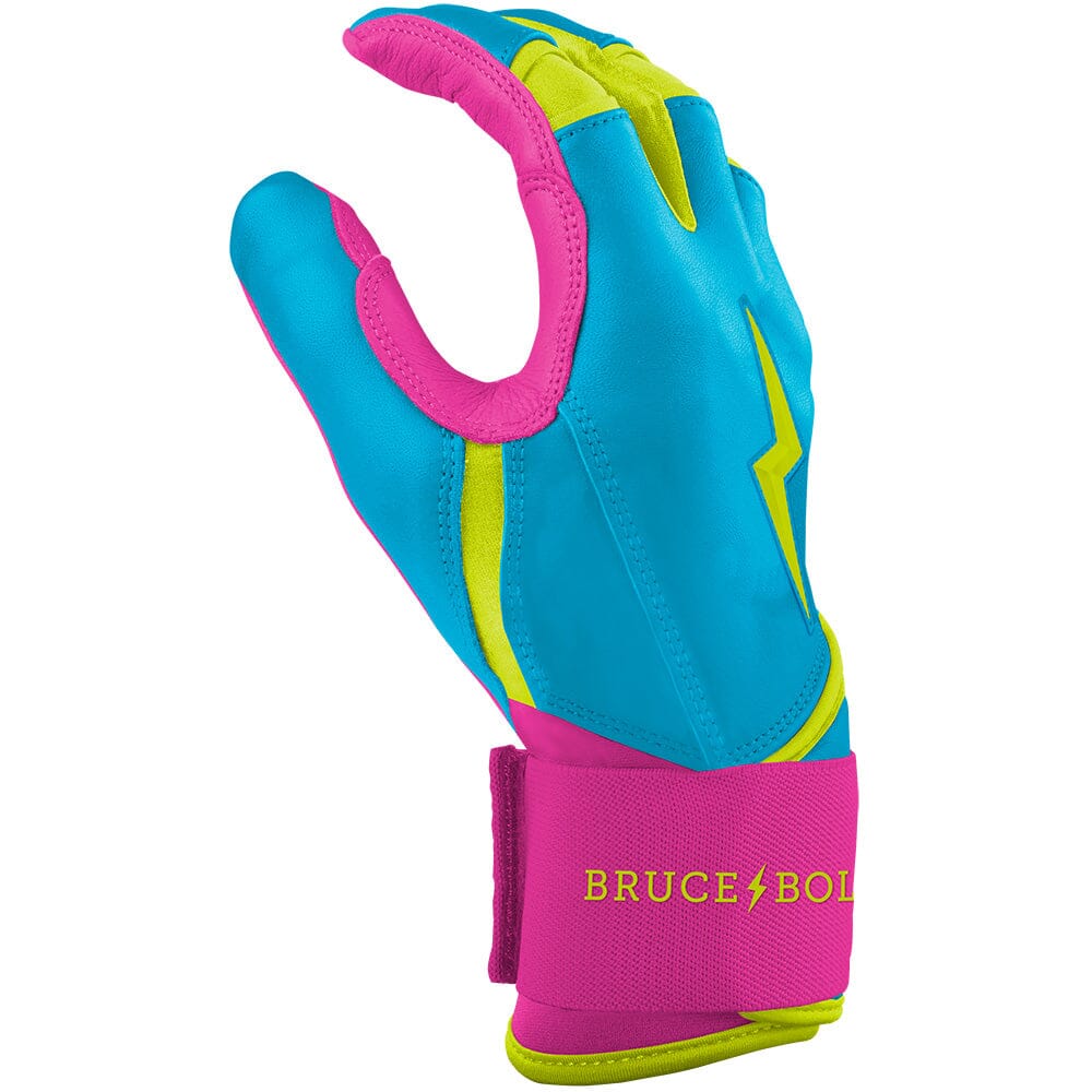 PREMIUM PRO Creator Series Long Cuff Batting Gloves | CARIBBEAN BLUE- thumb 5