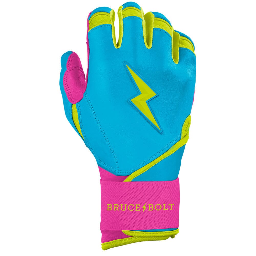 PREMIUM PRO Creator Series Long Cuff Batting Gloves | CARIBBEAN BLUE- thumb 4