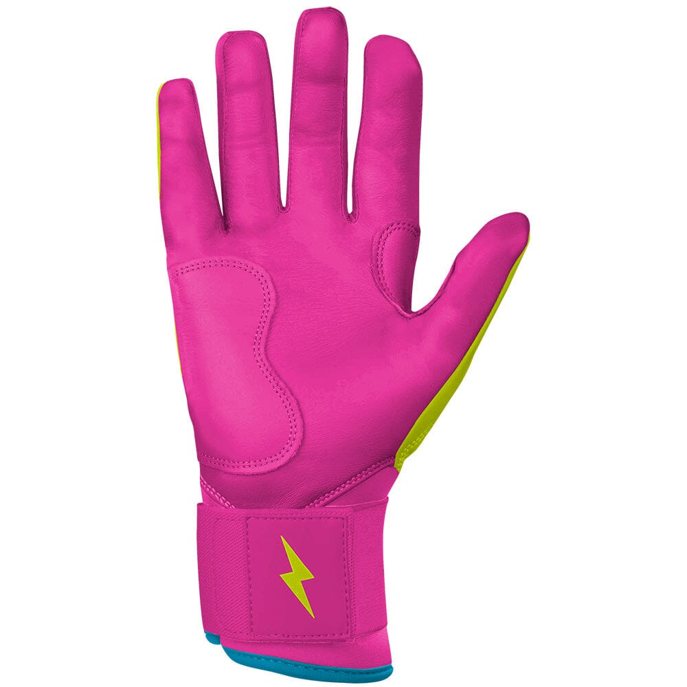 PREMIUM PRO Creator Series Long Cuff Batting Gloves | CARIBBEAN YELLOW- quickbuy