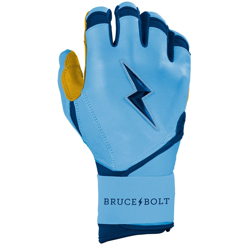 PREMIUM PRO Creator Series Long Cuff Batting Gloves | Carolina Blue- thumb 4