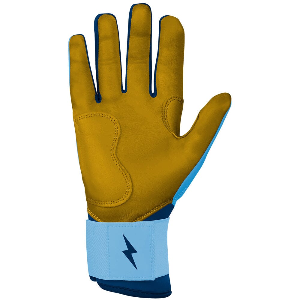 PREMIUM PRO Creator Series Long Cuff Batting Gloves | Carolina Blue- quickbuy