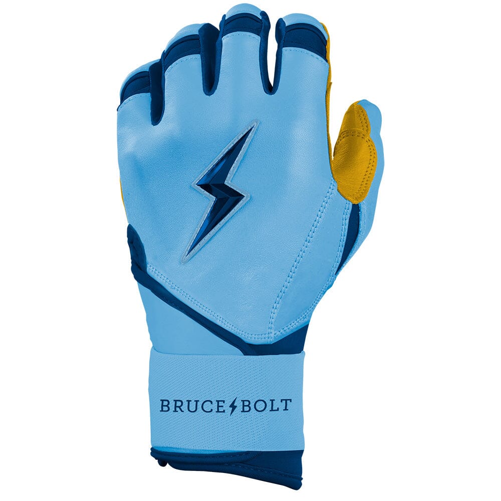 PREMIUM PRO Creator Series Long Cuff Batting Gloves | Carolina Blue- thumb 3