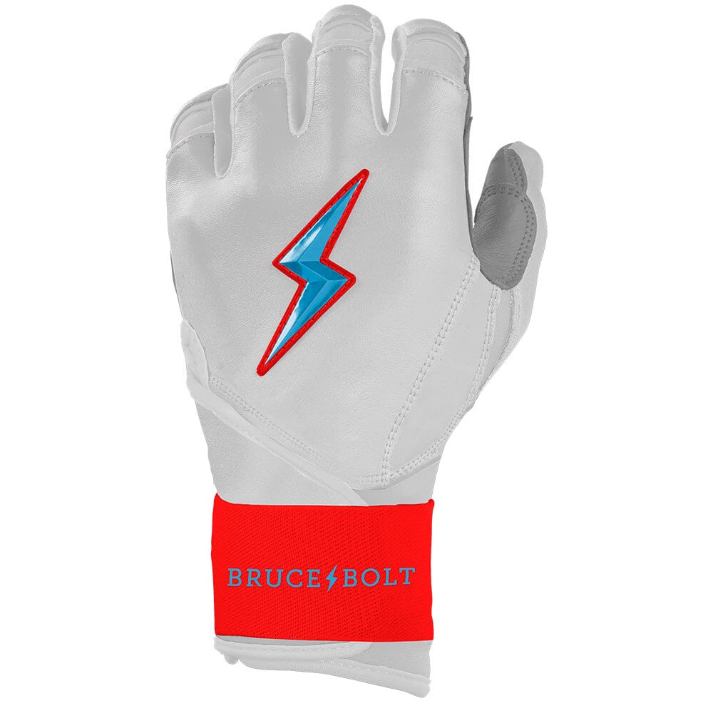 PREMIUM PRO Creator Series Long Cuff Batting Gloves | MIAMI WHITE- thumb 3