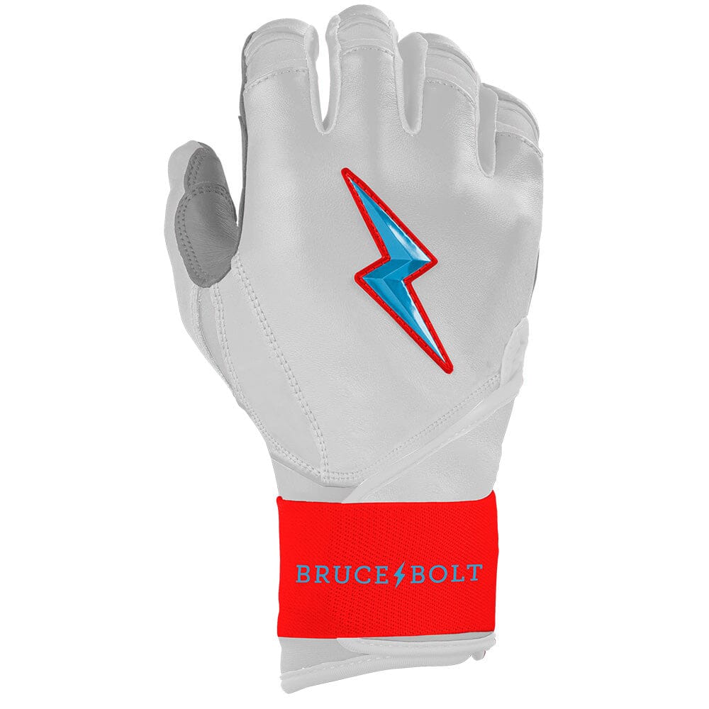 PREMIUM PRO Creator Series Long Cuff Batting Gloves | MIAMI WHITE- thumb 4