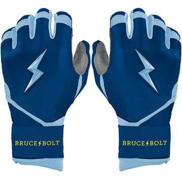PREMIUM PRO Creator Series Long Cuff Batting Gloves | TAMPA BLUE - 1