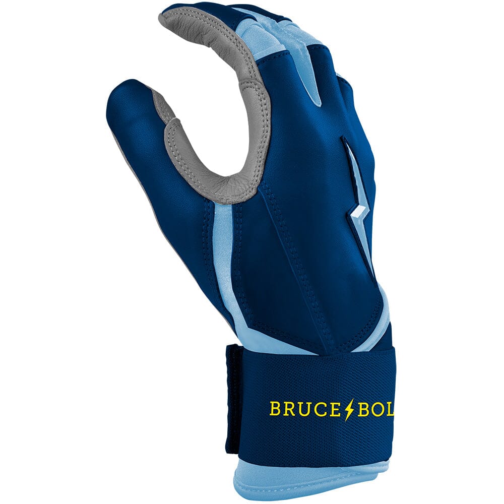 PREMIUM PRO Creator Series Long Cuff Batting Gloves | TAMPA BLUE- thumb 5