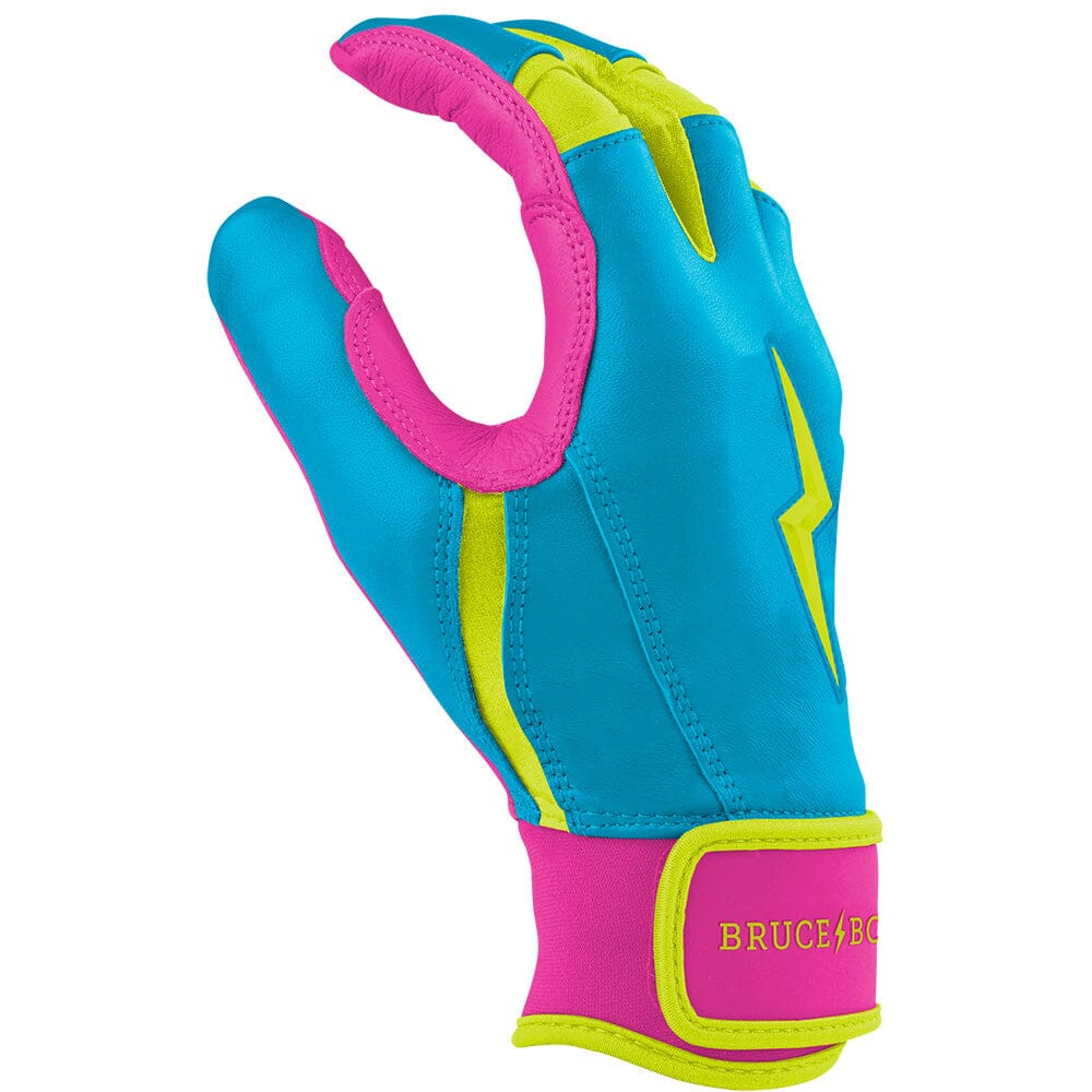 PREMIUM PRO Creator Series Short Cuff Batting Gloves | CARIBBEAN BLUE- thumb 5