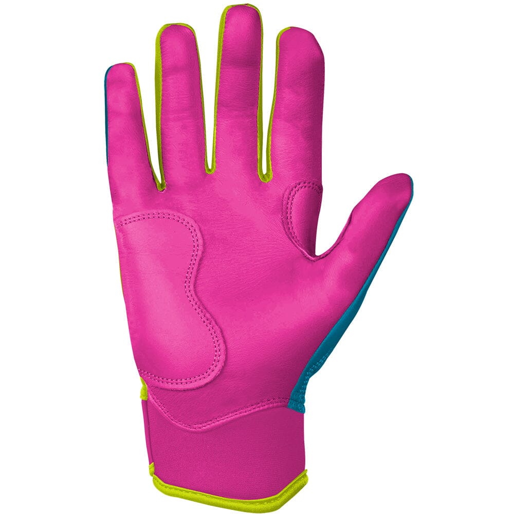 PREMIUM PRO Creator Series Short Cuff Batting Gloves | CARIBBEAN BLUE- quickbuy