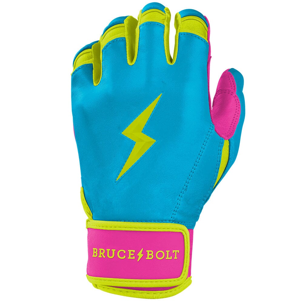 PREMIUM PRO Creator Series Short Cuff Batting Gloves | CARIBBEAN BLUE- thumb 3
