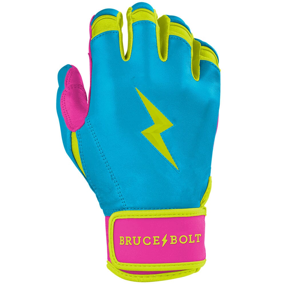 PREMIUM PRO Creator Series Short Cuff Batting Gloves | CARIBBEAN BLUE- thumb 4