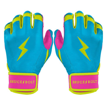 PREMIUM PRO Creator Series Short Cuff Batting Gloves | CARIBBEAN BLUE - 1