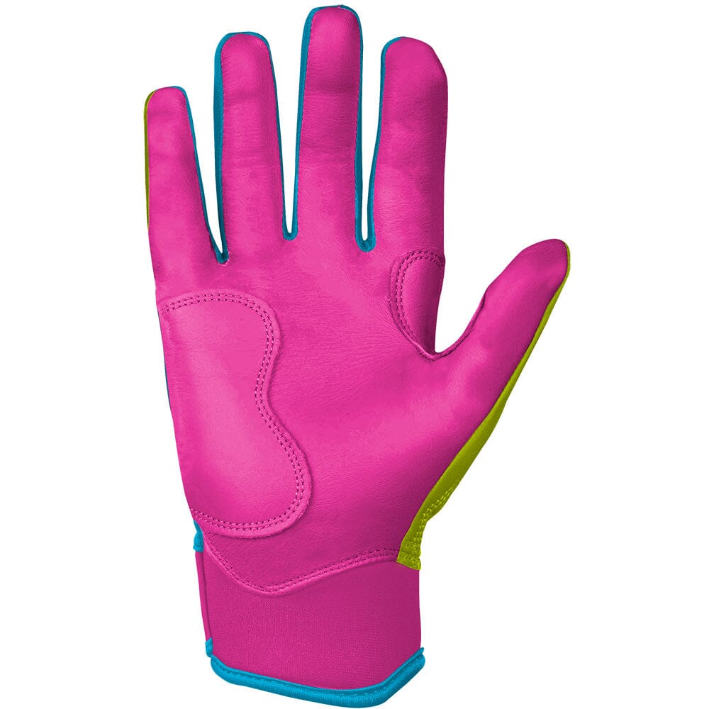 PREMIUM PRO Creator Series Short Cuff Batting Gloves | CARIBBEAN YELLOW- quickbuy