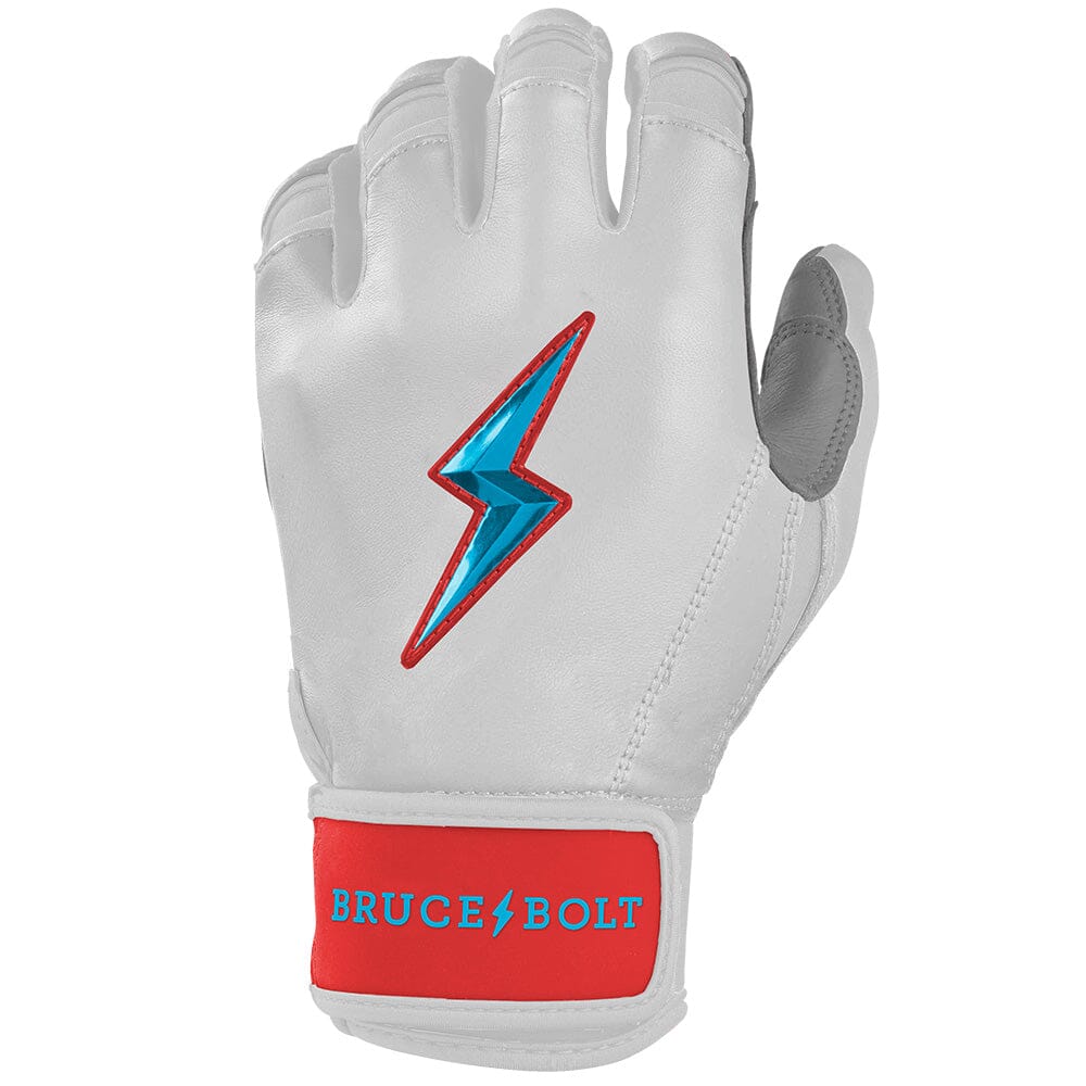 PREMIUM PRO Creator Series Short Cuff Batting Gloves | MIAMI WHITE- thumb 3