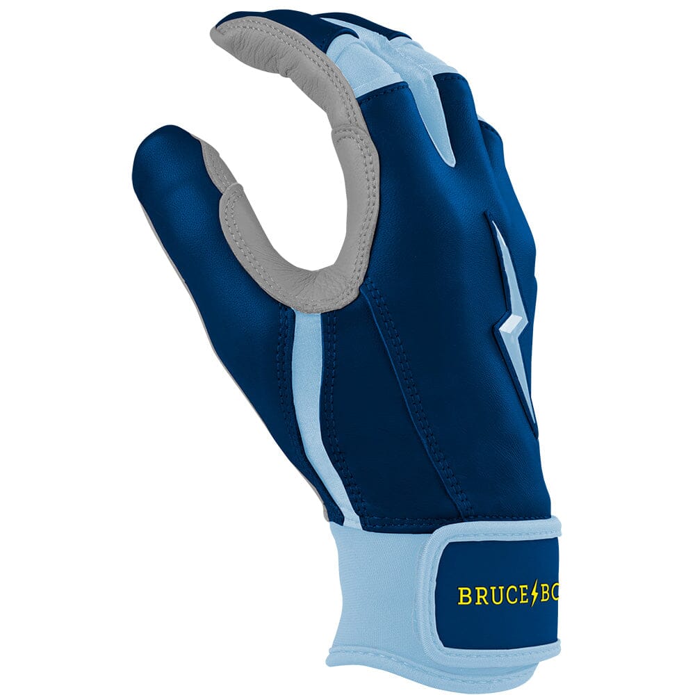 PREMIUM PRO Creator Series Short Cuff Batting Gloves | TAMPA BLUE- thumb 5