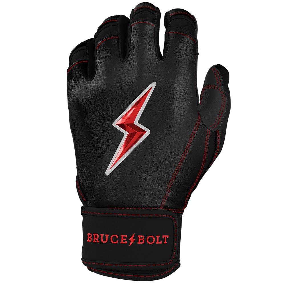 PREMIUM PRO Creator Series Short Cuff Batting Gloves | TC42 BLACK- thumb 3