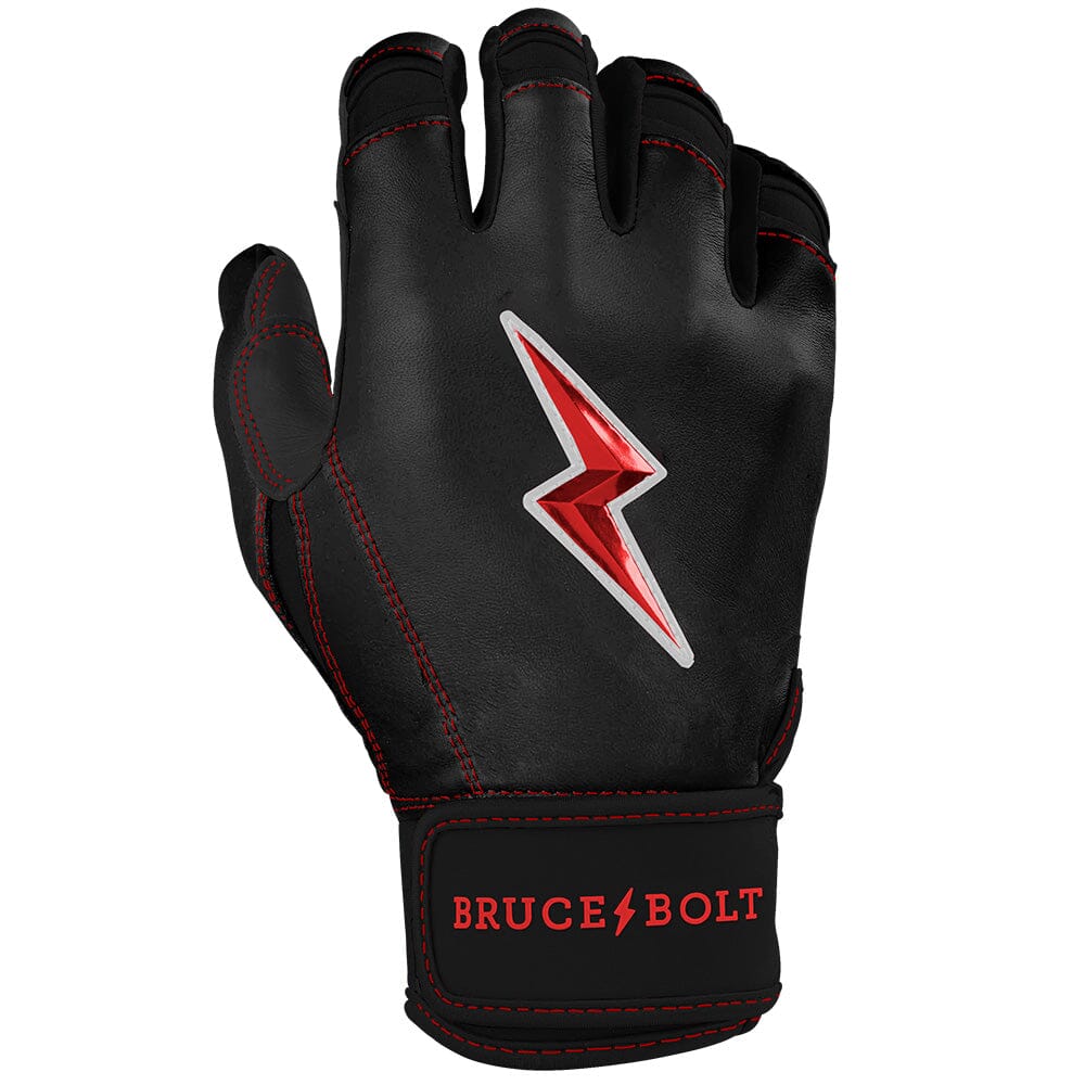 PREMIUM PRO Creator Series Short Cuff Batting Gloves | TC42 BLACK- thumb 4