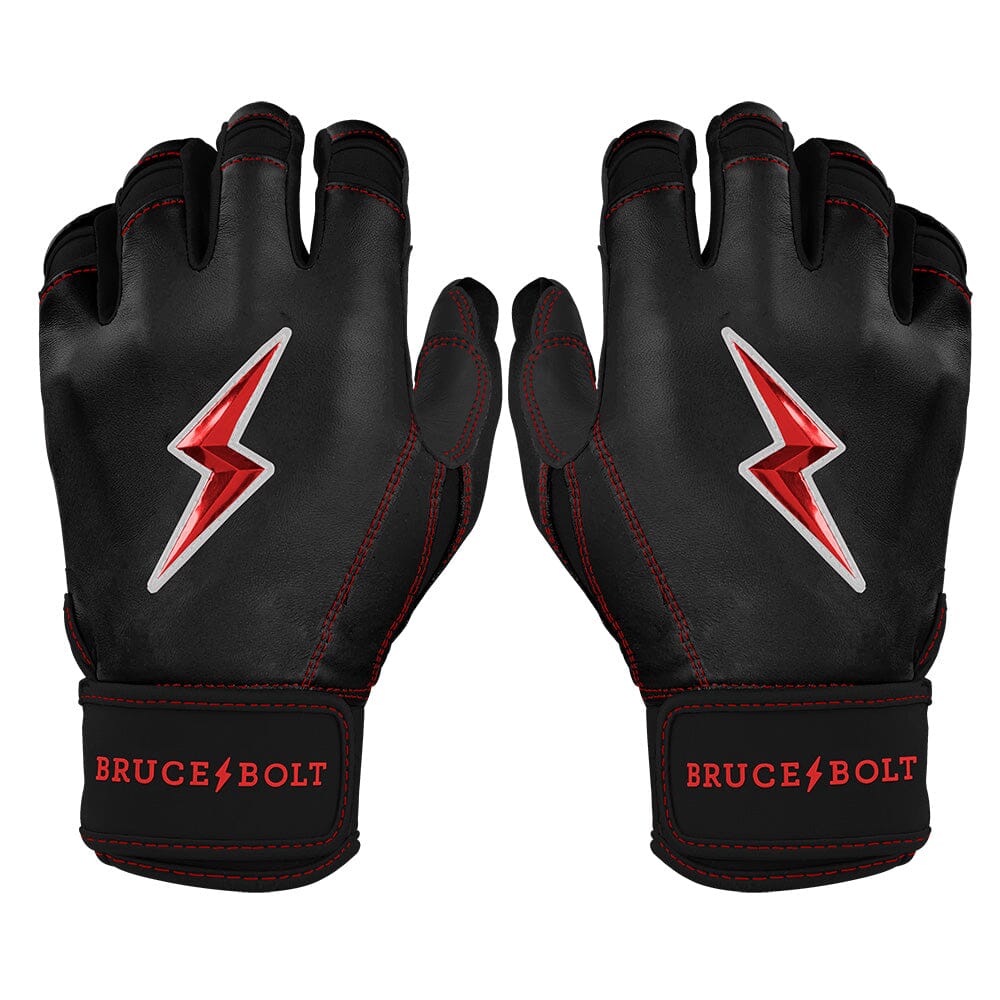 PREMIUM PRO Creator Series Short Cuff Batting Gloves | TC42 BLACK- quickbuy