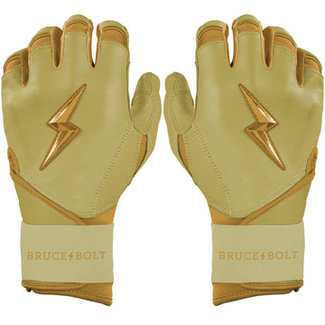 PREMIUM PRO GOLD Series Long Cuff Batting Gloves - 1