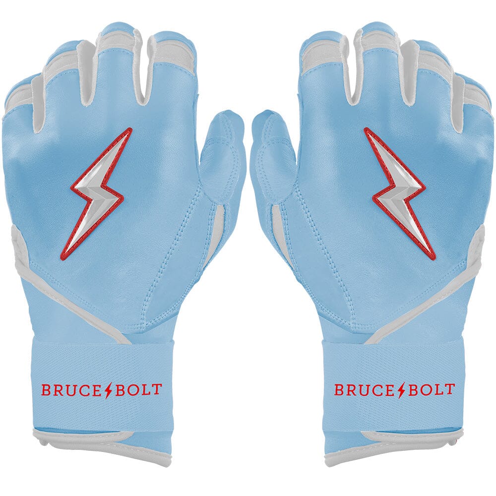 PREMIUM PRO HAPP Series Long Cuff Batting Gloves | BABY BLUE- quickbuy