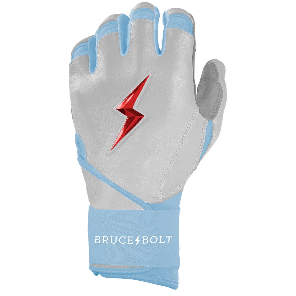 PREMIUM PRO HAPP Series Long Cuff Batting Gloves | WHITE- thumb 3