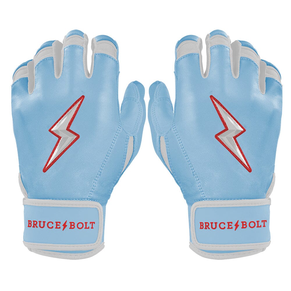 PREMIUM PRO HAPP Series Short Cuff Batting Gloves | BABY BLUE- quickbuy