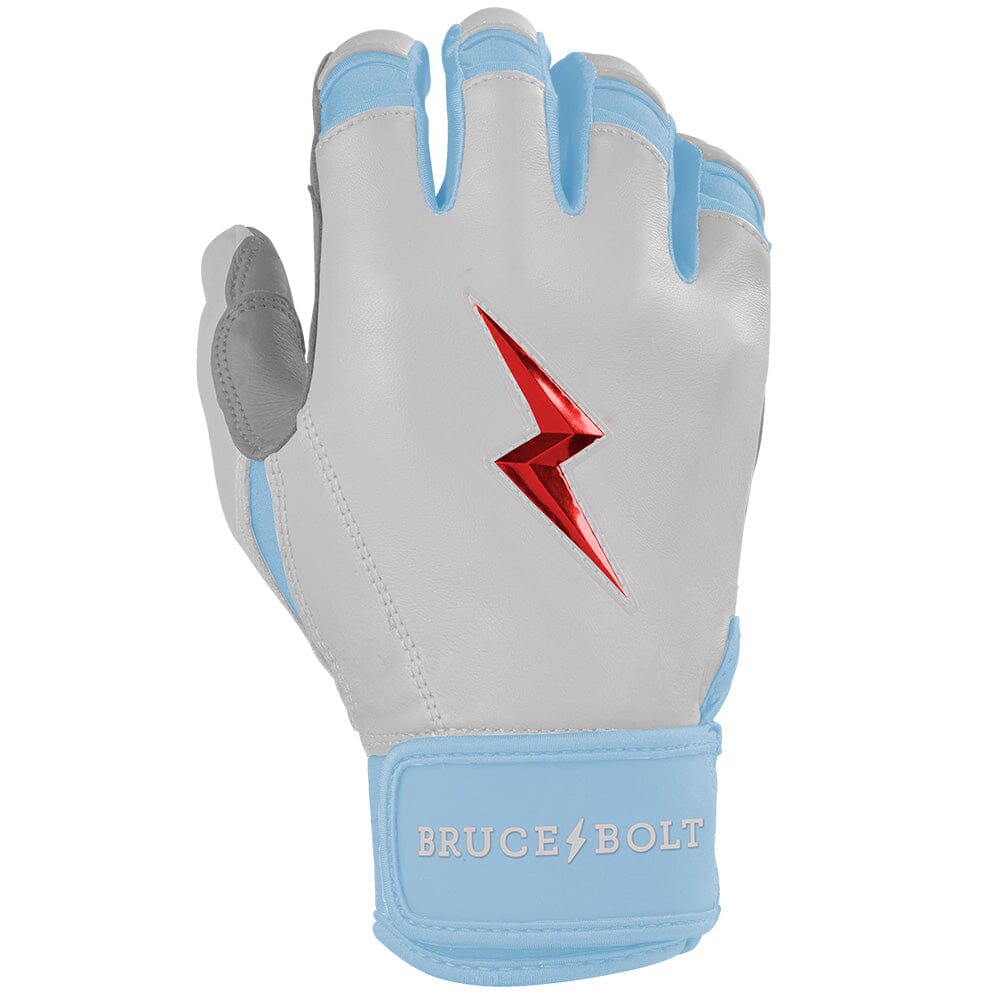 PREMIUM PRO HAPP Series Short Cuff Batting Gloves | WHITE- thumb 4