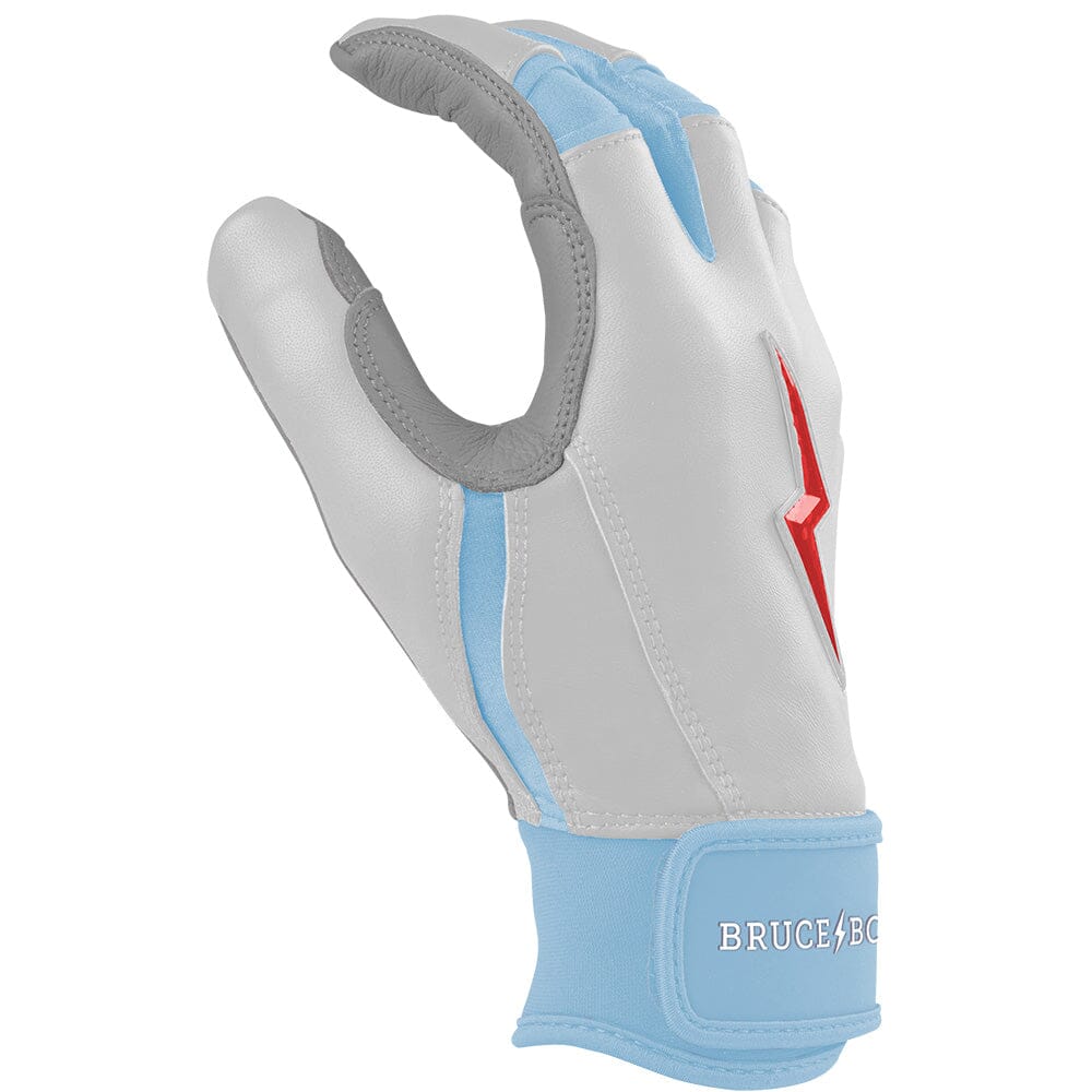 PREMIUM PRO HAPP Series Short Cuff Batting Gloves | WHITE- thumb 5