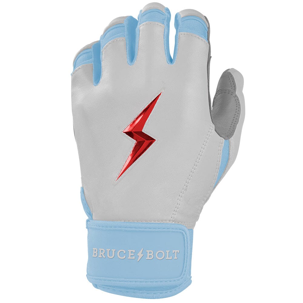 PREMIUM PRO HAPP Series Short Cuff Batting Gloves | WHITE- thumb 3