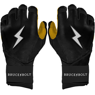 PREMIUM PRO Long Cuff Batting Gloves | BLACK - 1