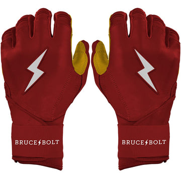 PREMIUM PRO Long Cuff Batting Gloves | MAROON - 1