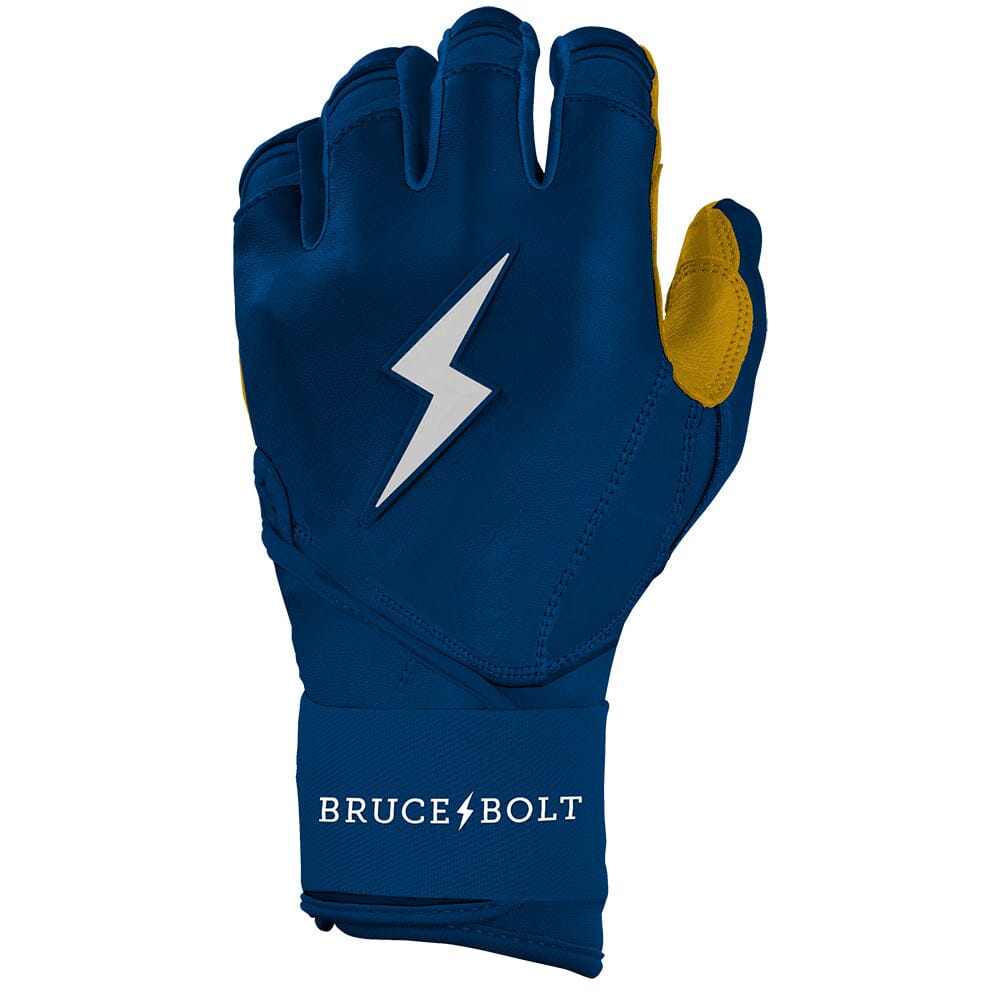 PREMIUM PRO Long Cuff Batting Gloves | NAVY- thumb 3